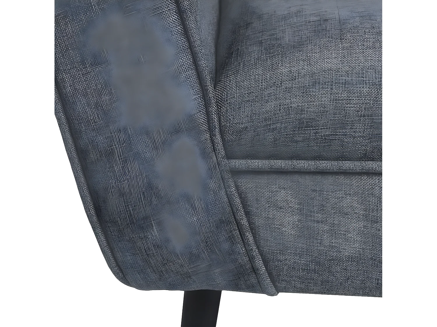 Sessel Hellgrauer Stahl und Stoff