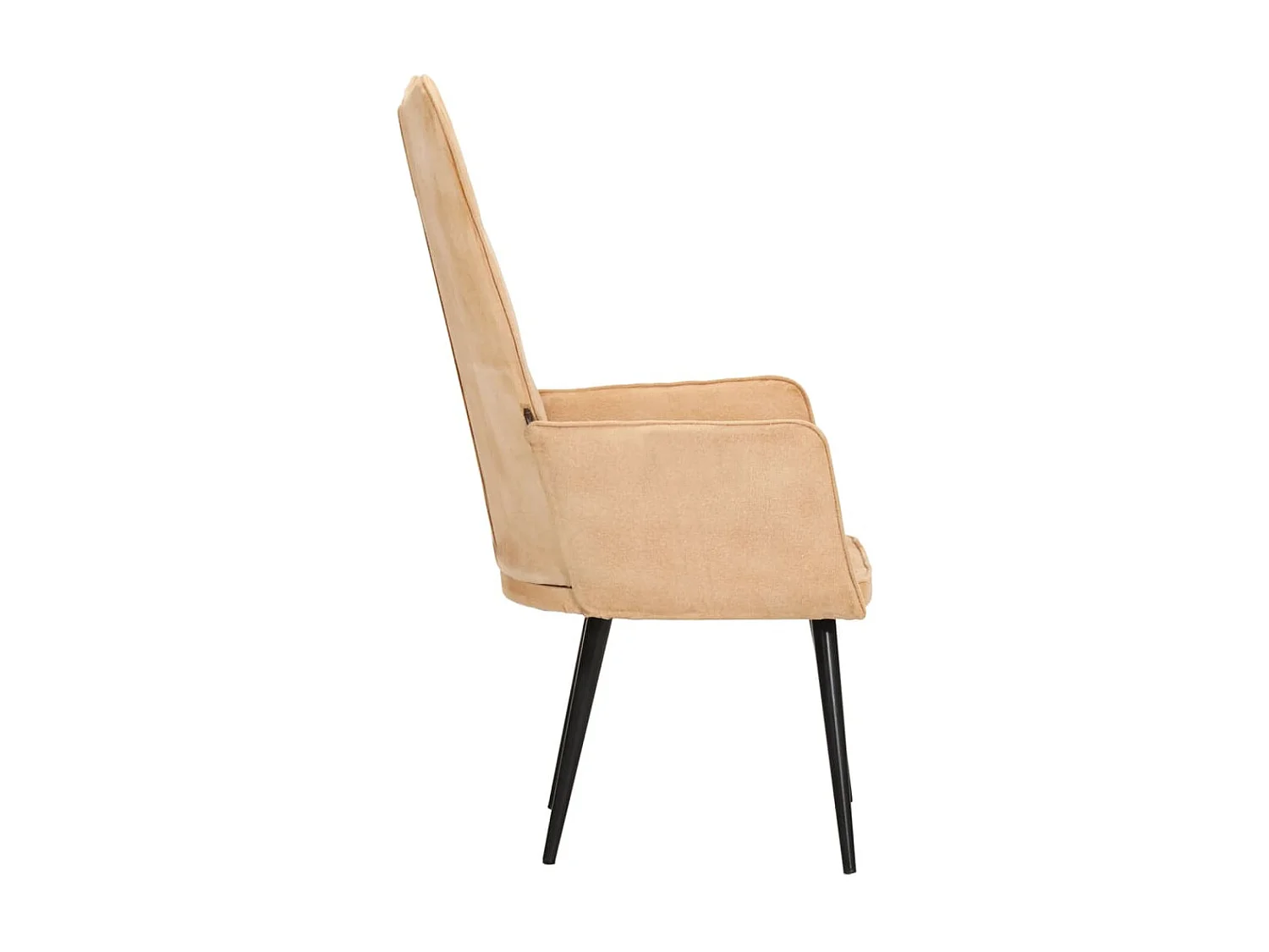 Cadeira Wingback Lona Creme