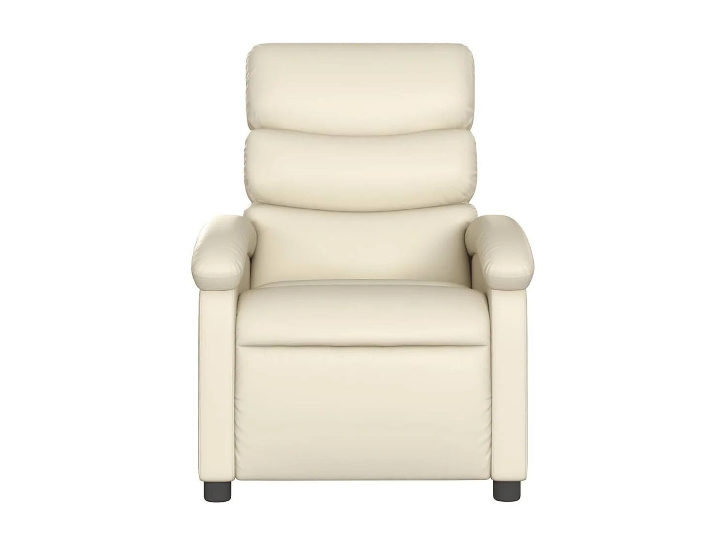 Sillón Masaje Reclinable Polipiel Crema