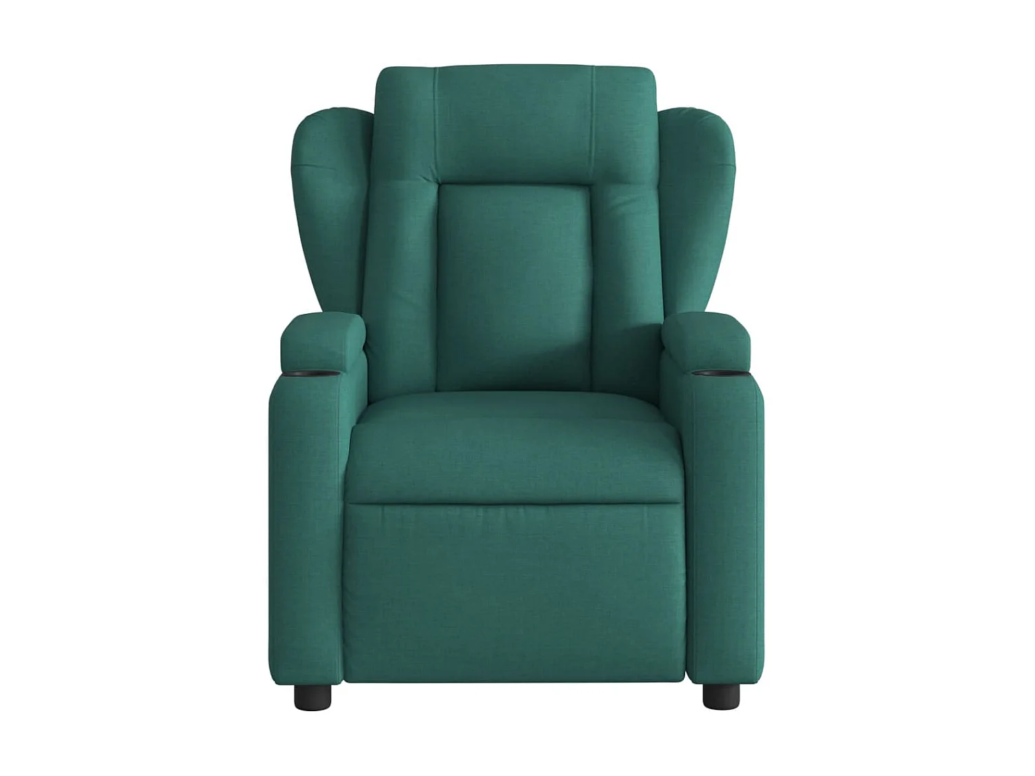 Fauteuil inclinable Vert foncé Tissu