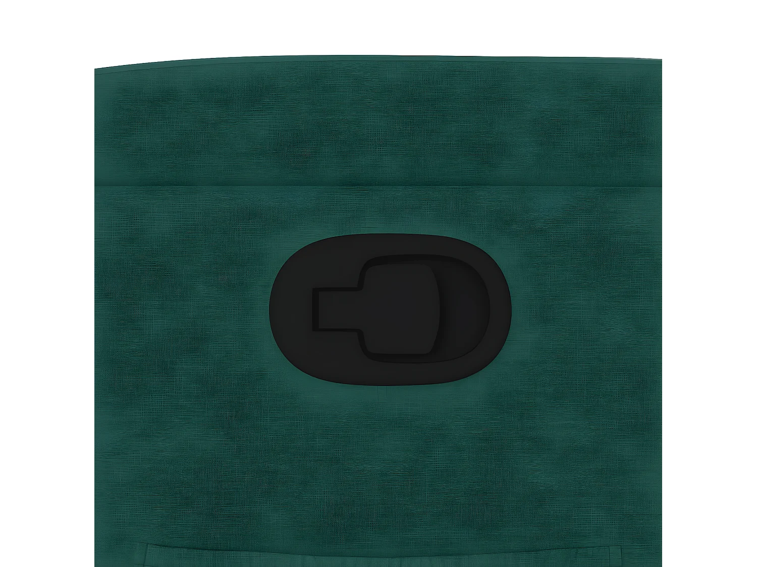 Fauteuil inclinable Vert foncé Tissu