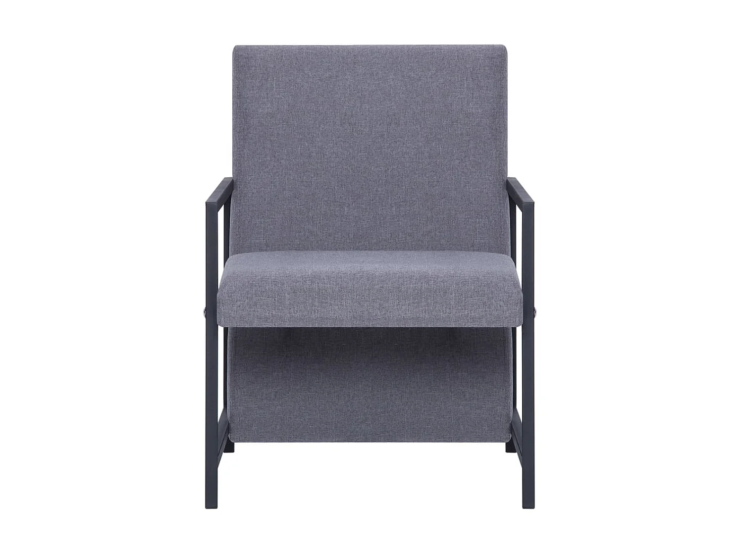 Poltroncina Tessuto Grigio Chiaro