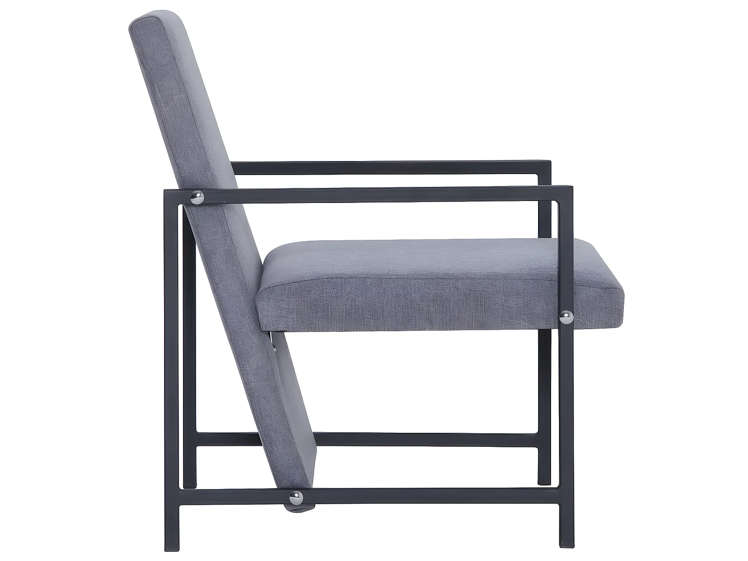 Poltroncina Tessuto Grigio Chiaro