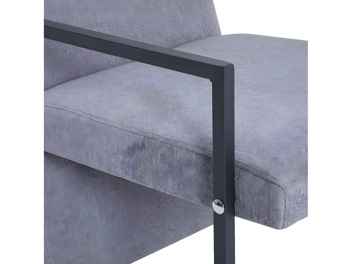 Poltroncina Tessuto Grigio Chiaro