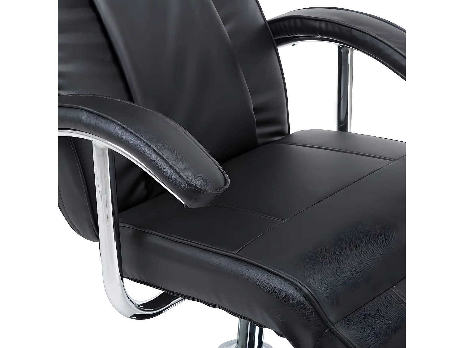 Fauteuil TV Noir Similicuir