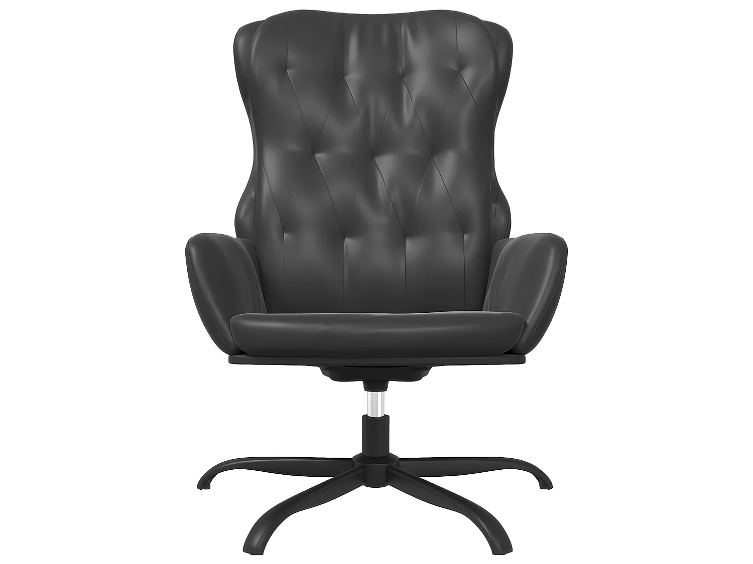 Relaxstoel Zwart Kunstleer