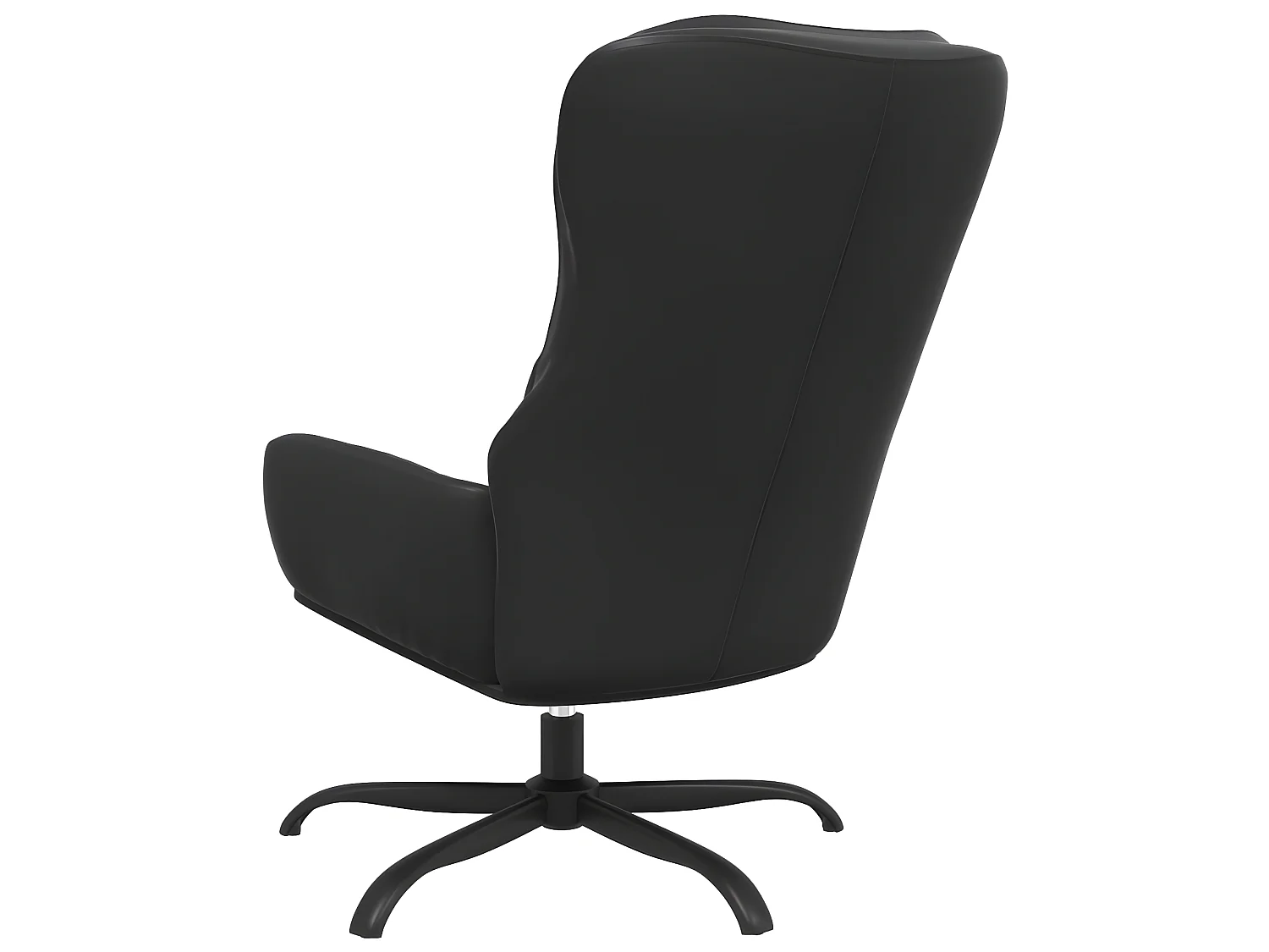 Relaxstoel Zwart Kunstleer