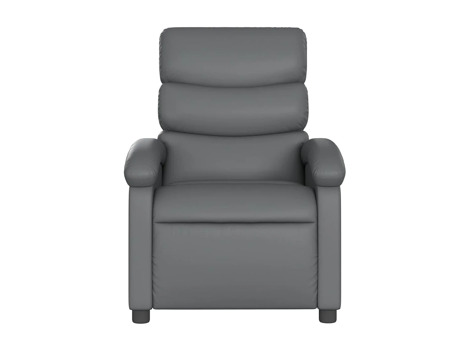 Fauteuil de massage inclinable Gris Similicuir