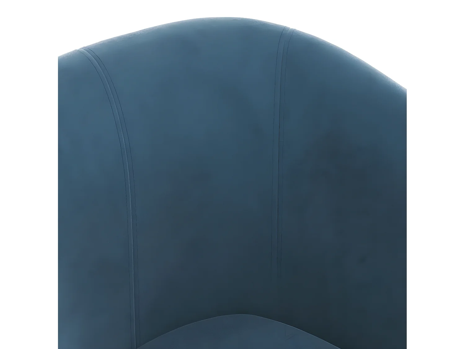 Sillón convertible con reposapiés de terciopelo azul oscuro