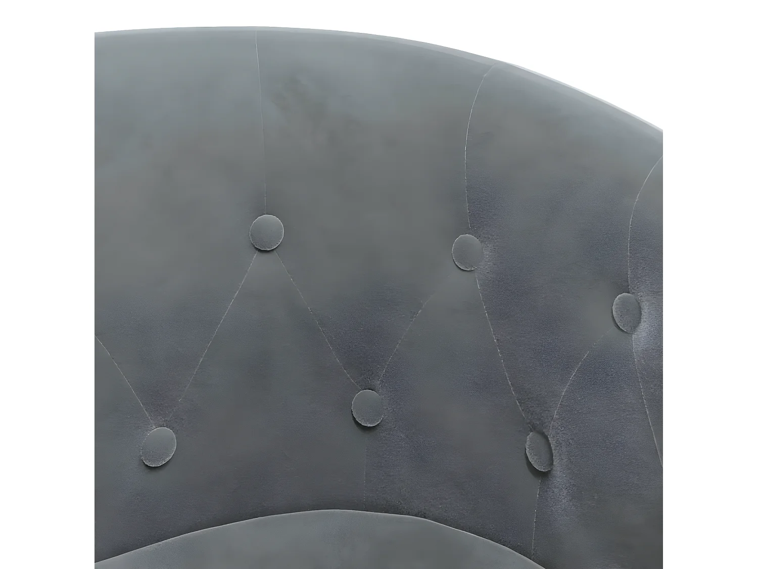 Poltroncina trasformabile in velluto grigio scuro