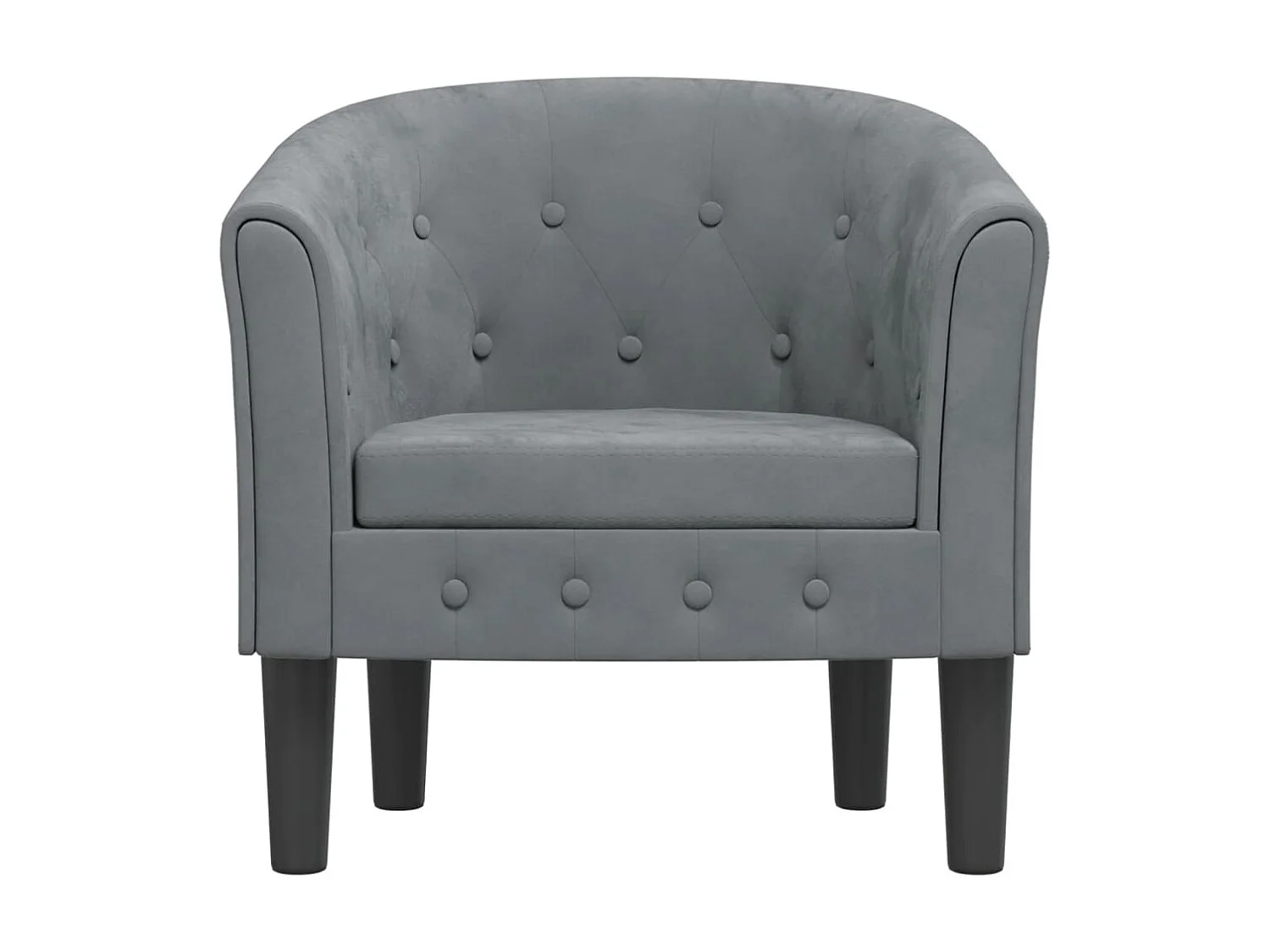 Poltrona conversível de veludo cinza escuro