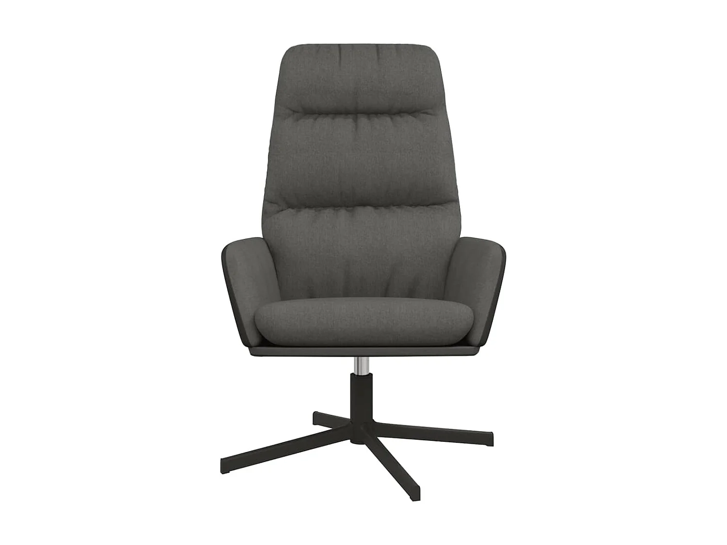 Relaxstoel Donkergrijs Stof