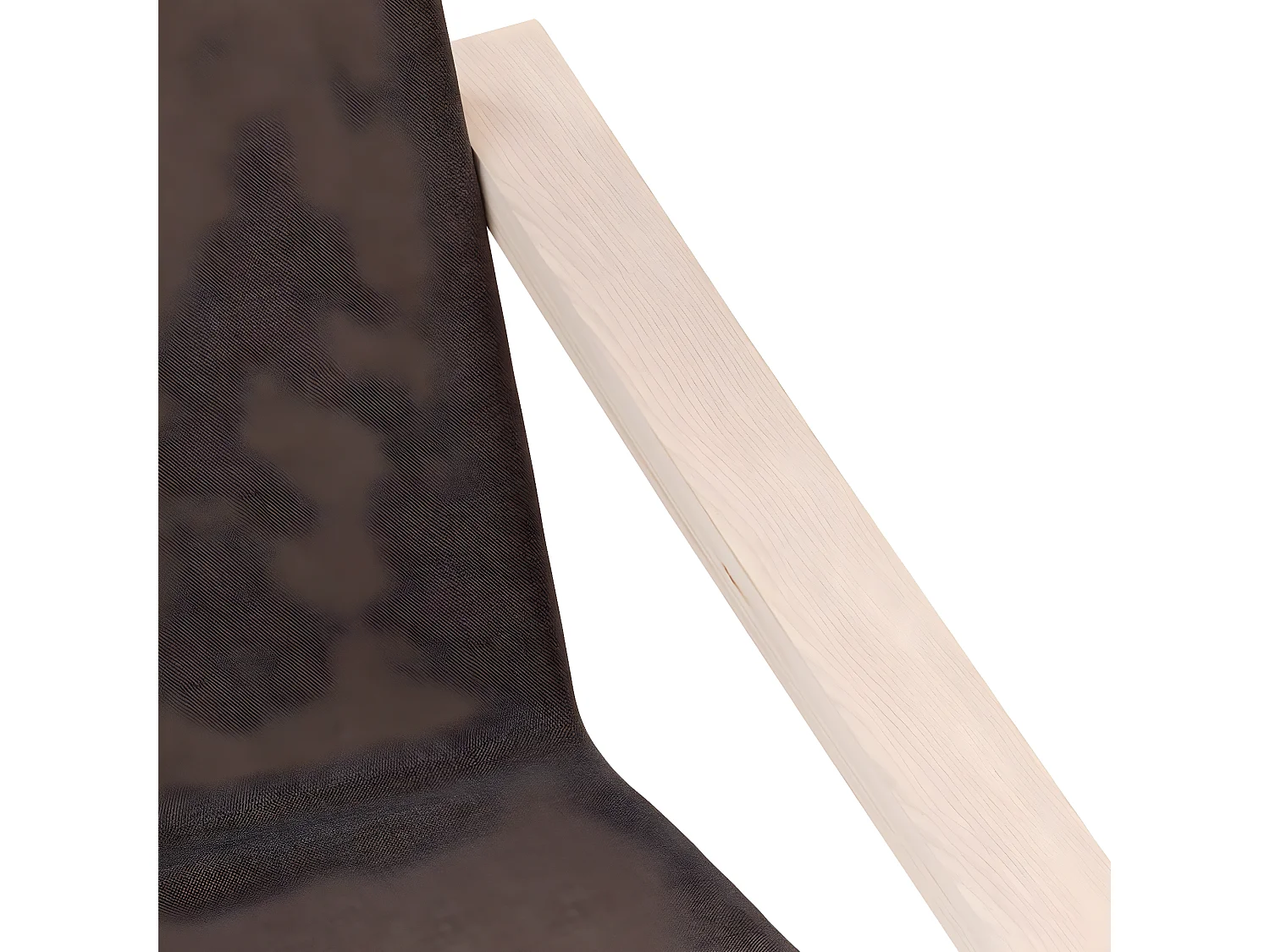 Cadeira de relaxamento Tecido marrom escuro