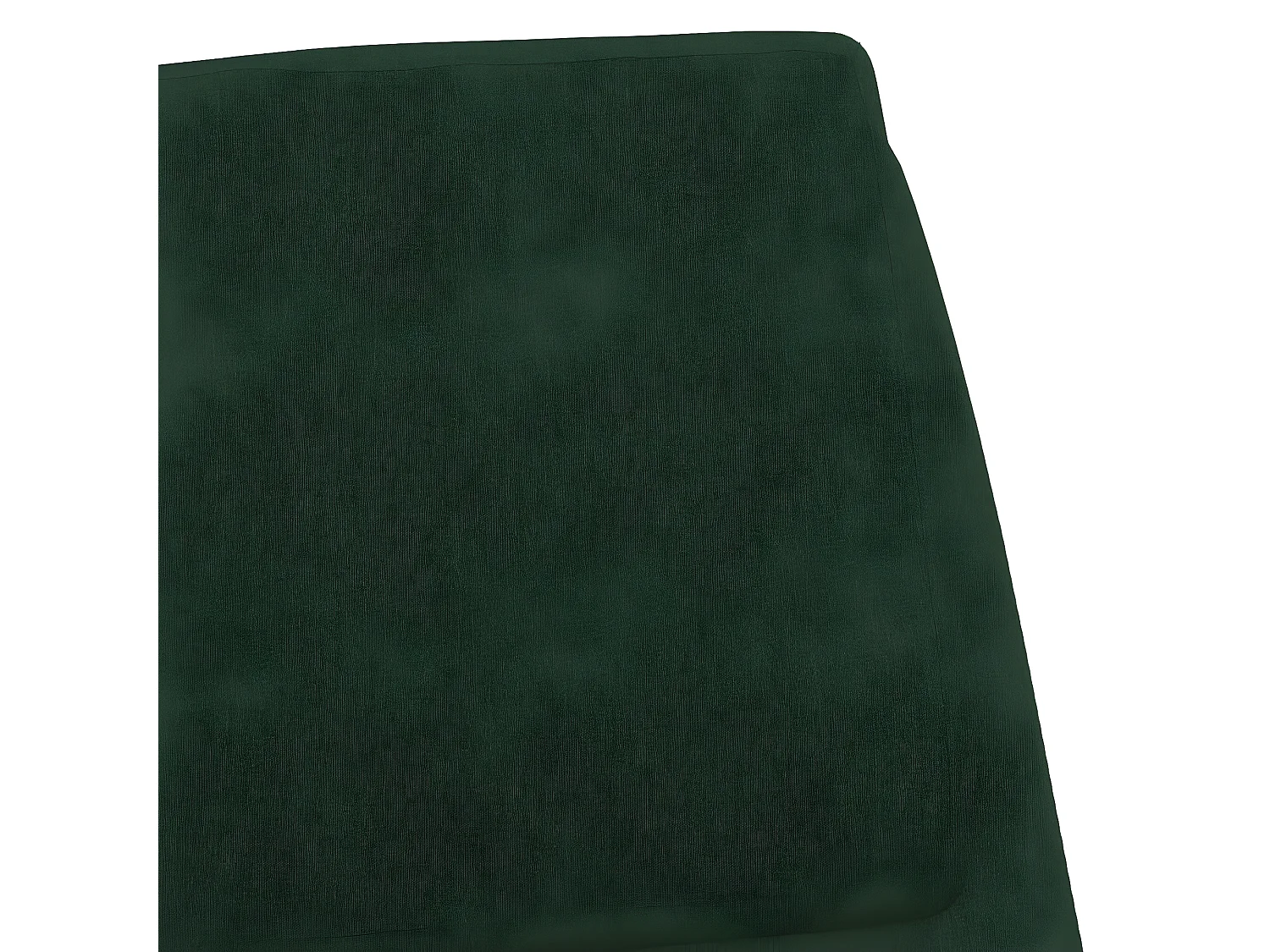 Chaise de relaxation Vert foncé Tissu