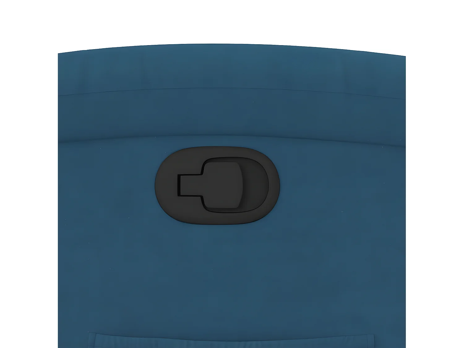 Poltrona reclinabile in velluto blu