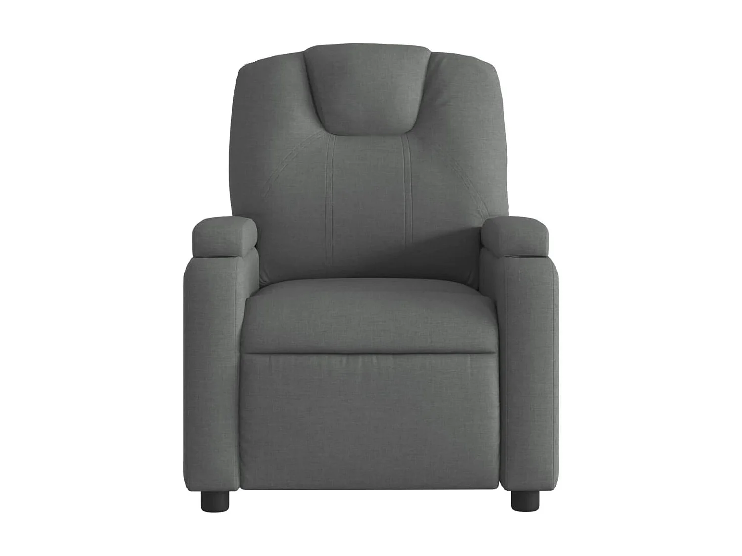 Fauteuil inclinable Gris foncé Tissu