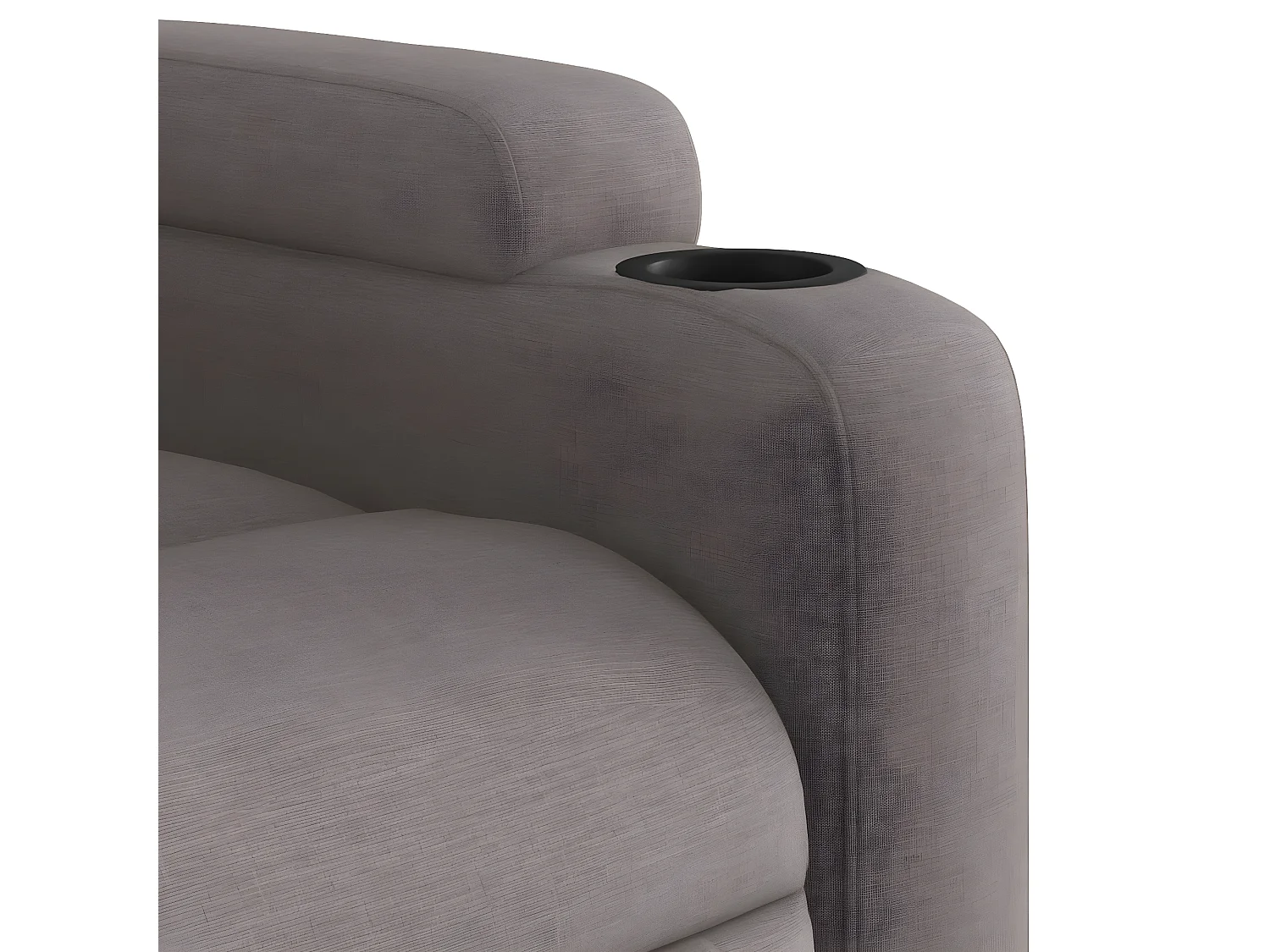 Fauteuil inclinable Taupe Tissu