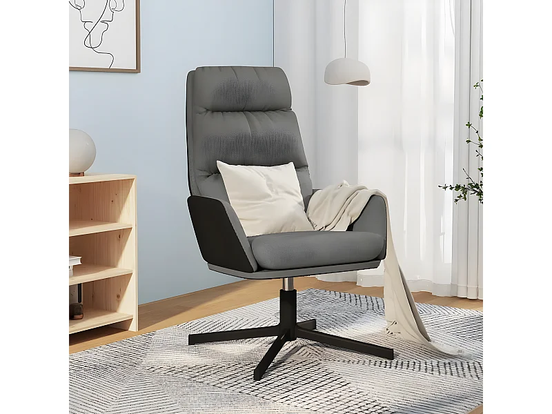 Entspannungsstuhl Hellgrauer Stoff