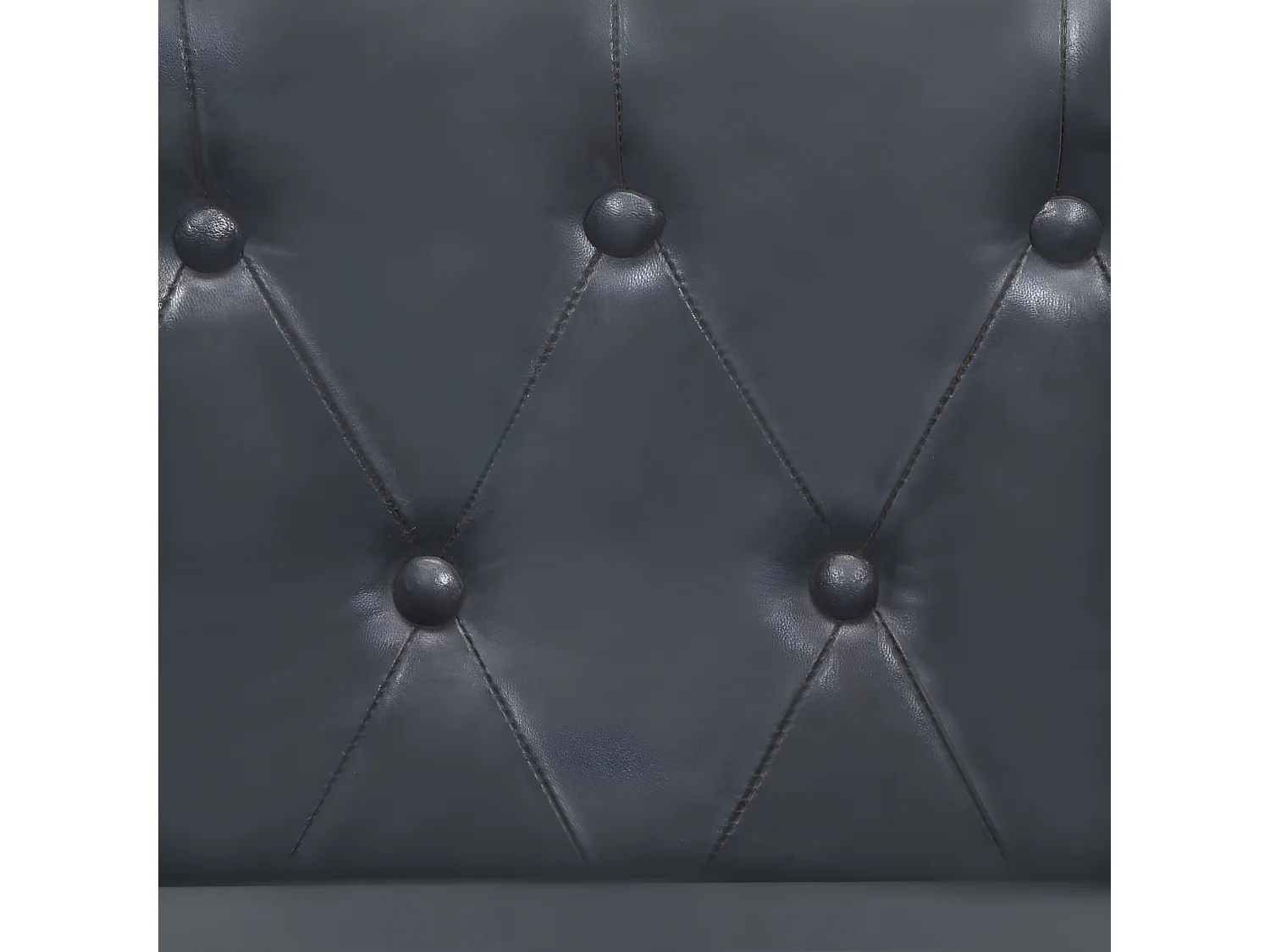 Poltrona grigia in vera pelle