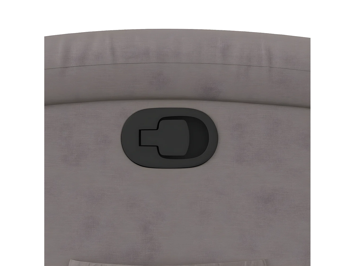 Poltrona reclinabile in tessuto tortora