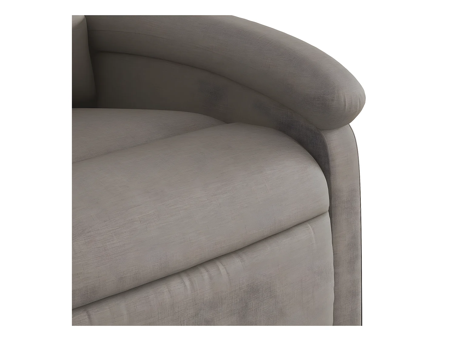 Fauteuil inclinable Taupe Tissu