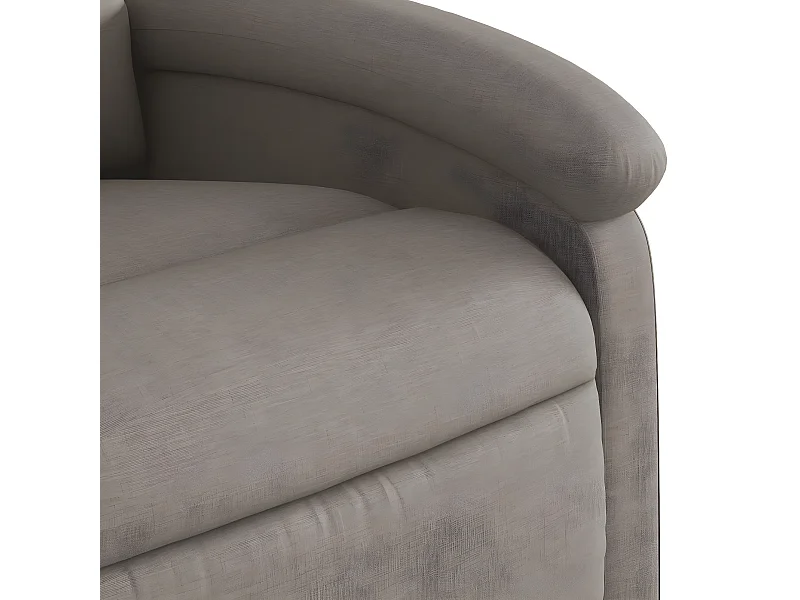 Fauteuil inclinable Taupe Tissu