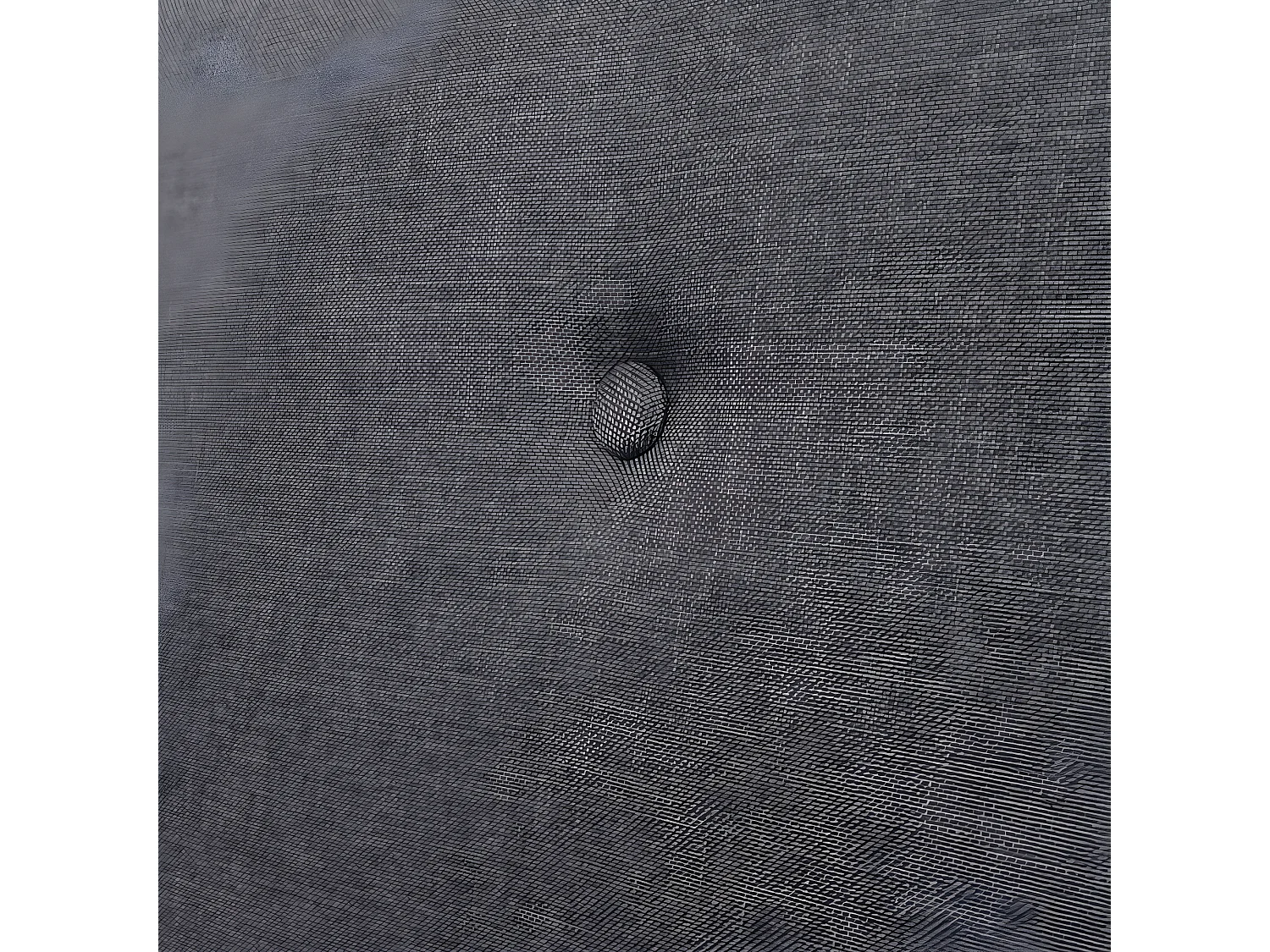 Fauteuil Gris foncé Tissu