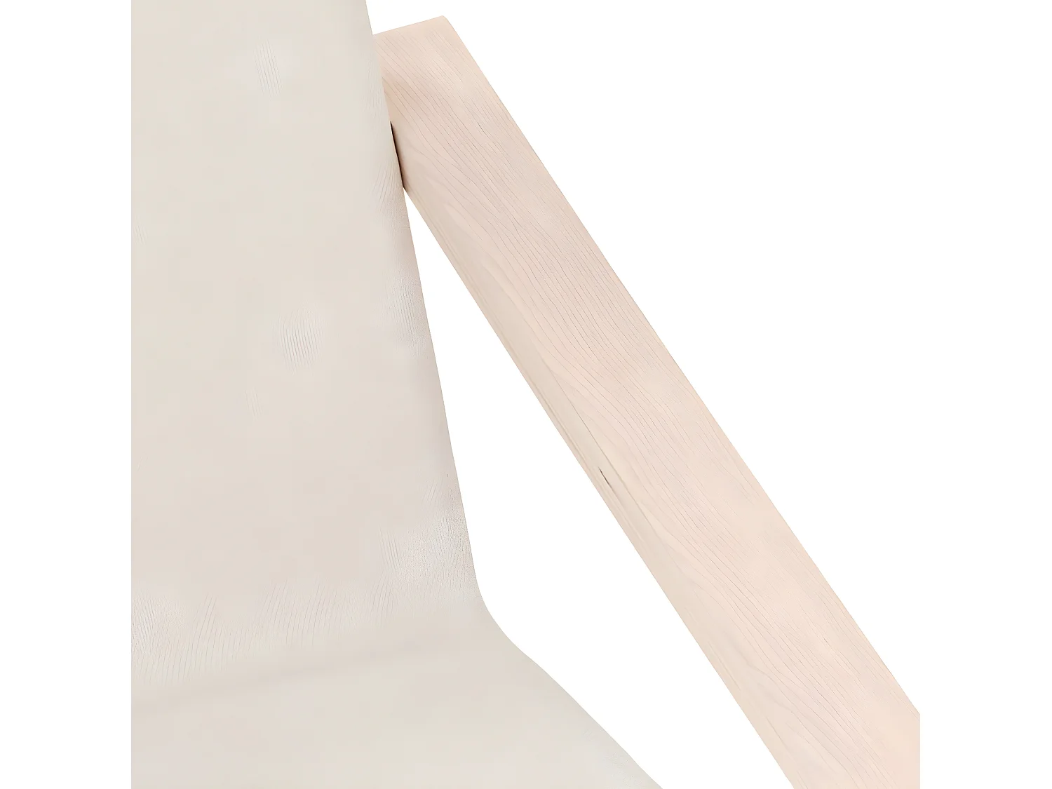 Cadeira de relaxamento Tecido Creme