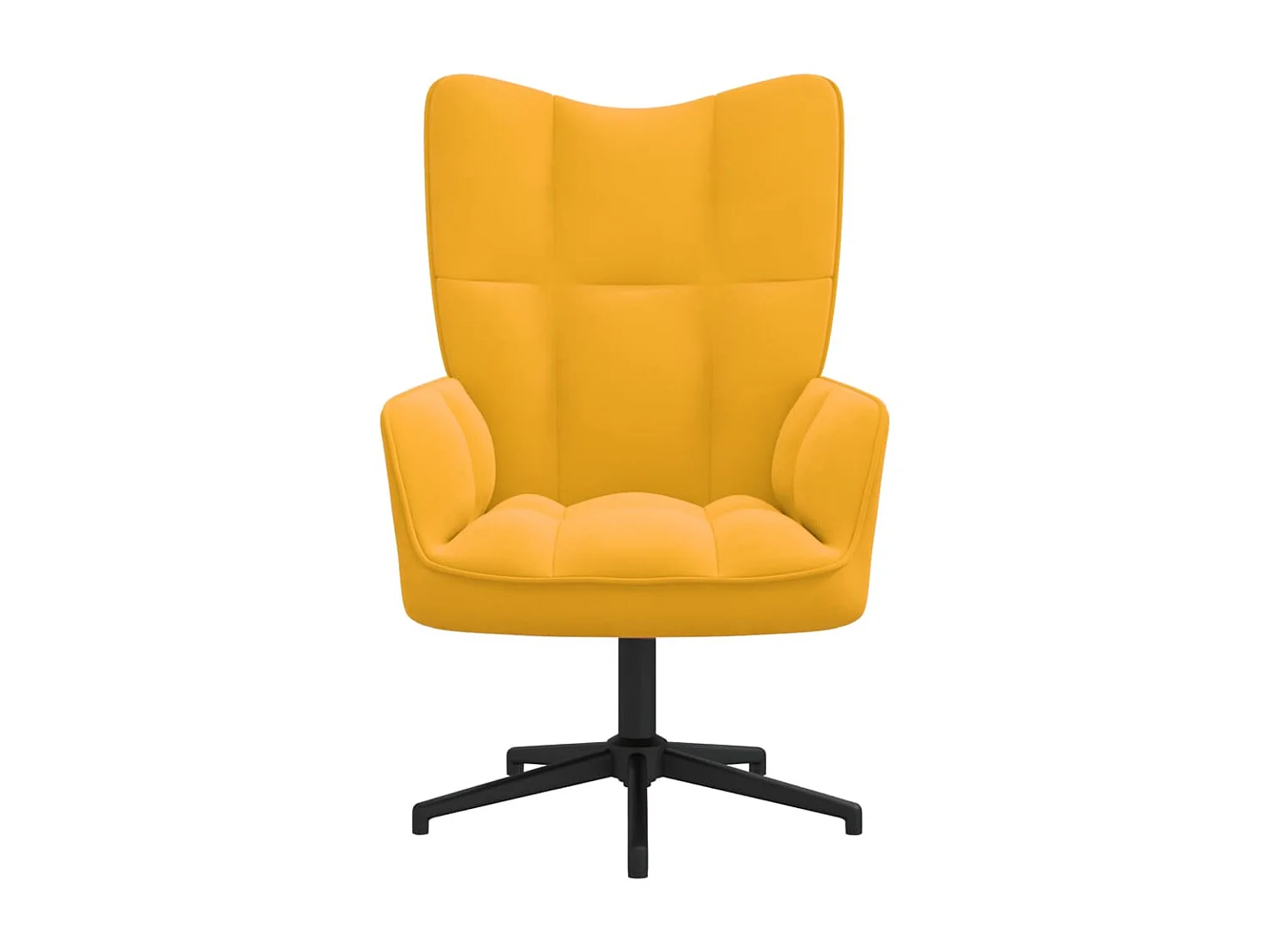 Sillón de relajación Terciopelo amarillo mostaza