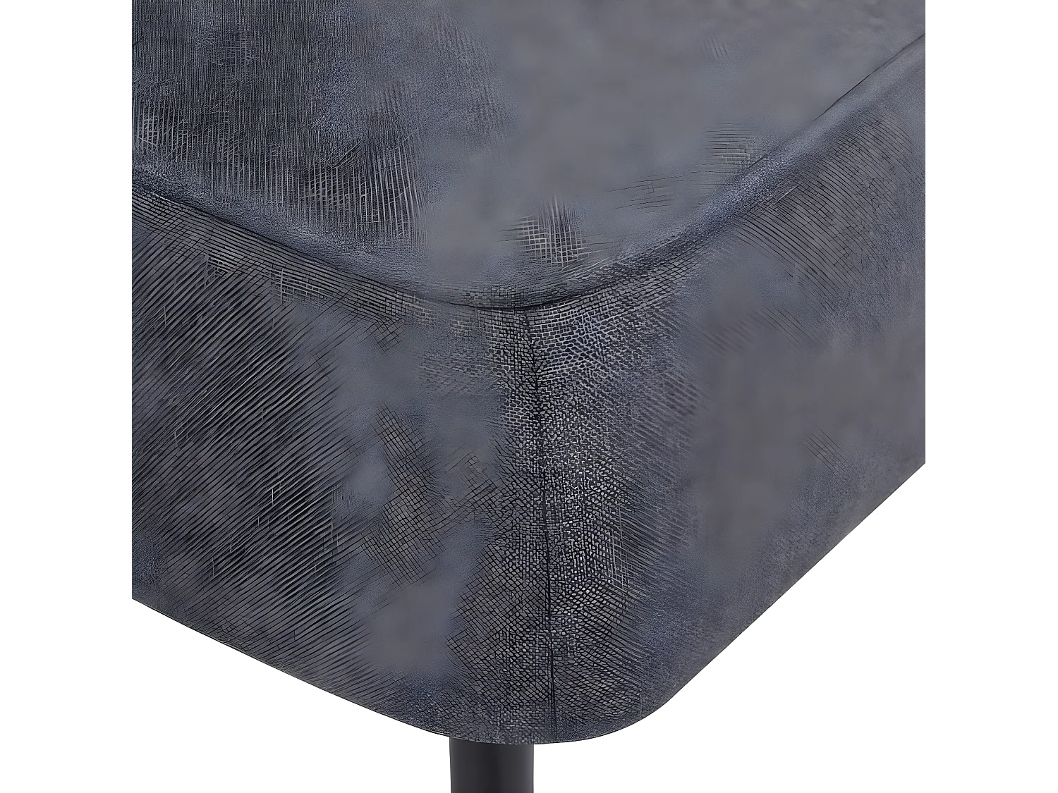 Silla de cóctel Tela gris oscuro