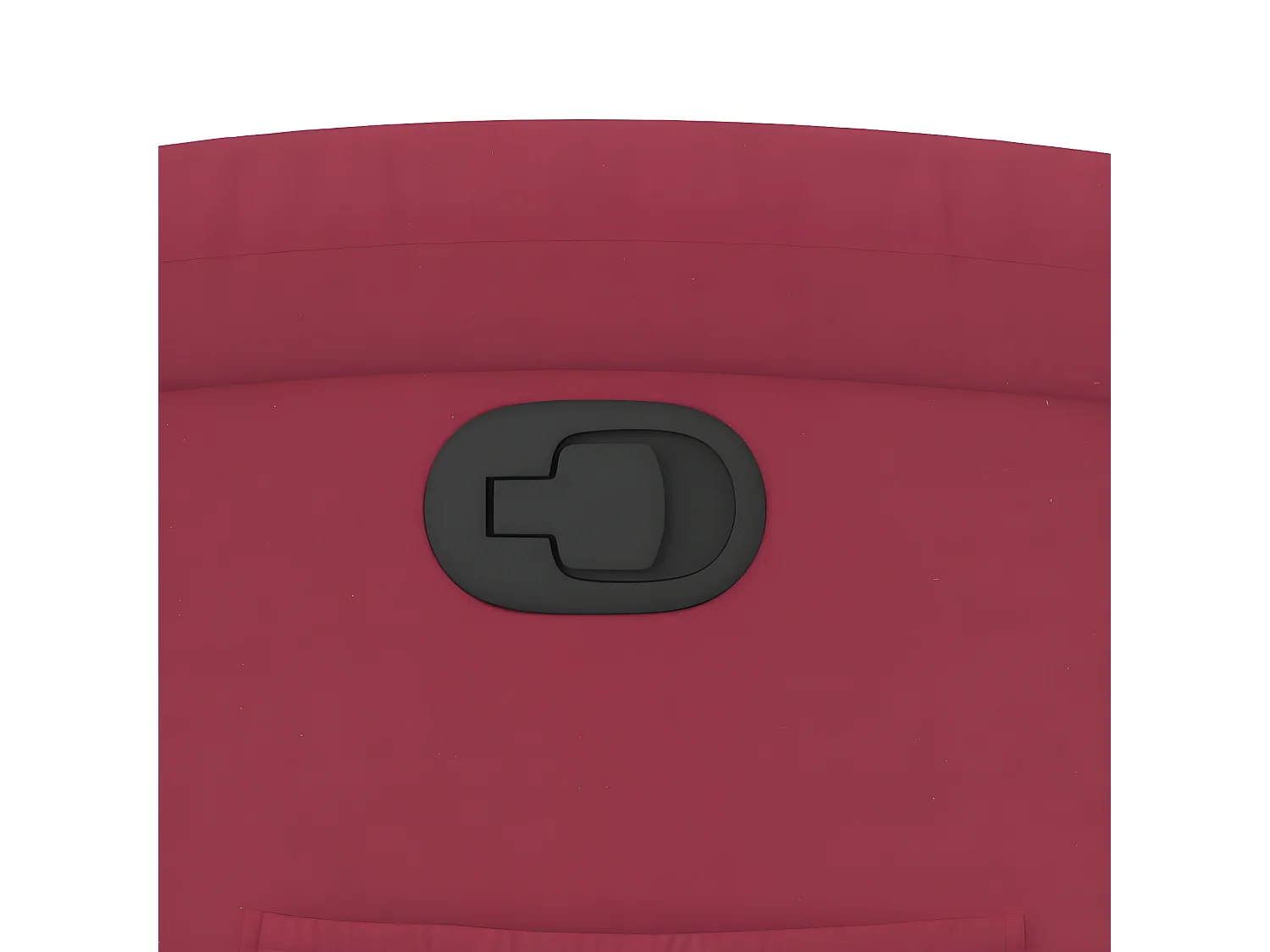 Fauteuil inclinable rouge bordeaux velours