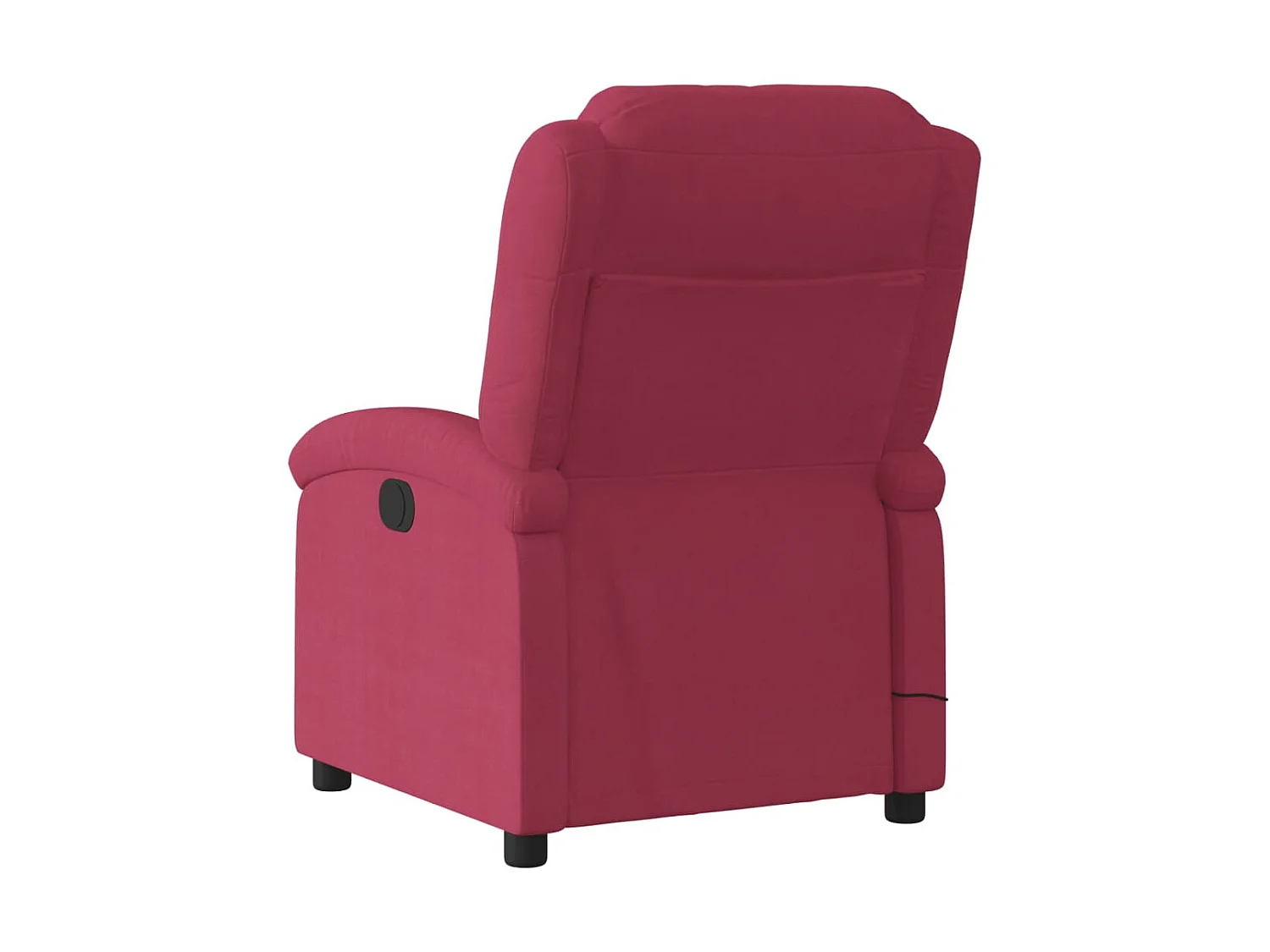 Fauteuil inclinable rouge bordeaux velours