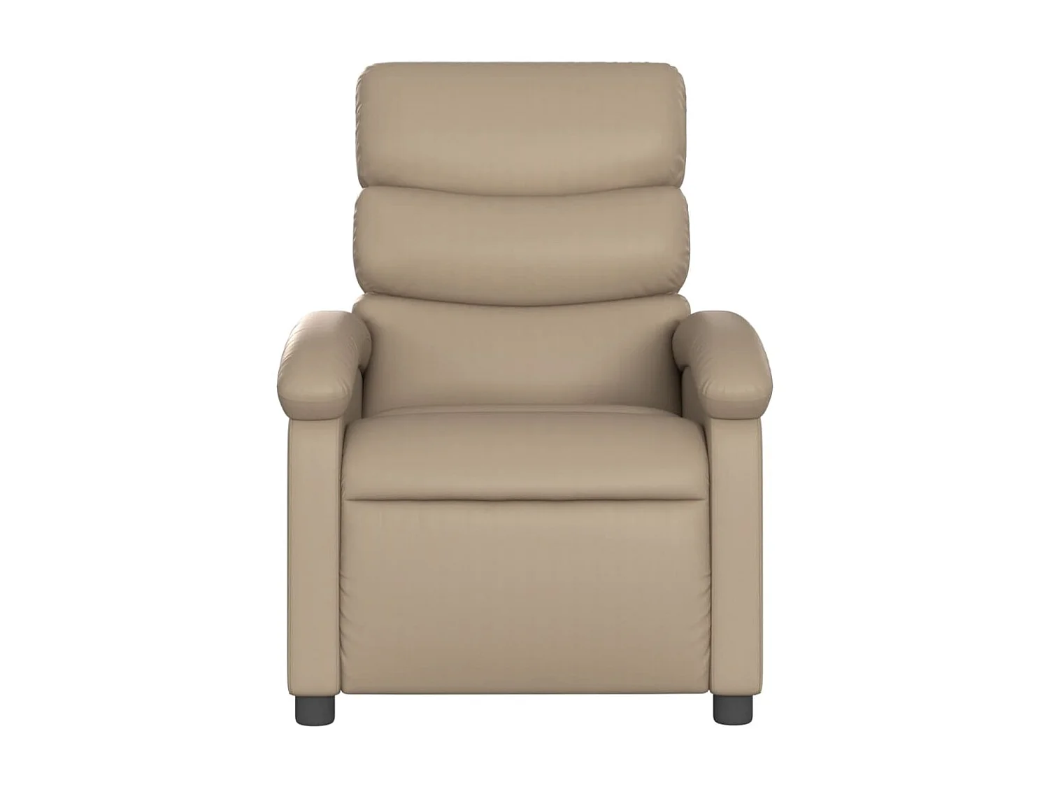 Sillón de masaje reclinable Cappuccino Polipiel