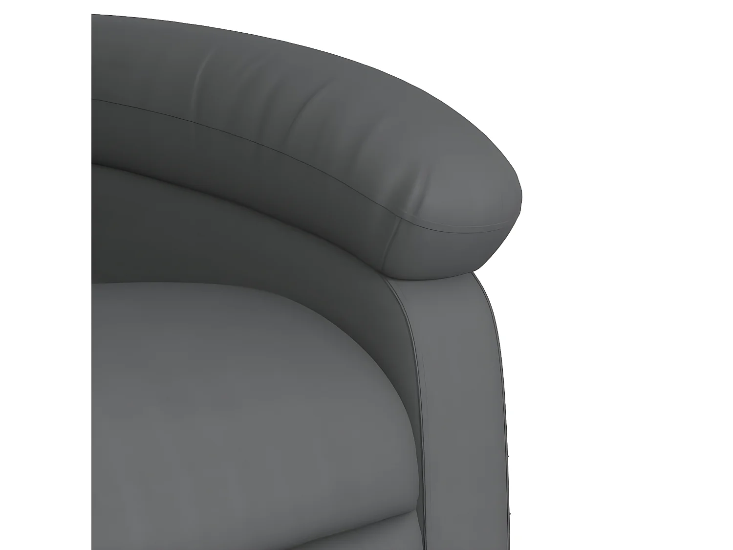 Fauteuil inclinable Gris Similicuir