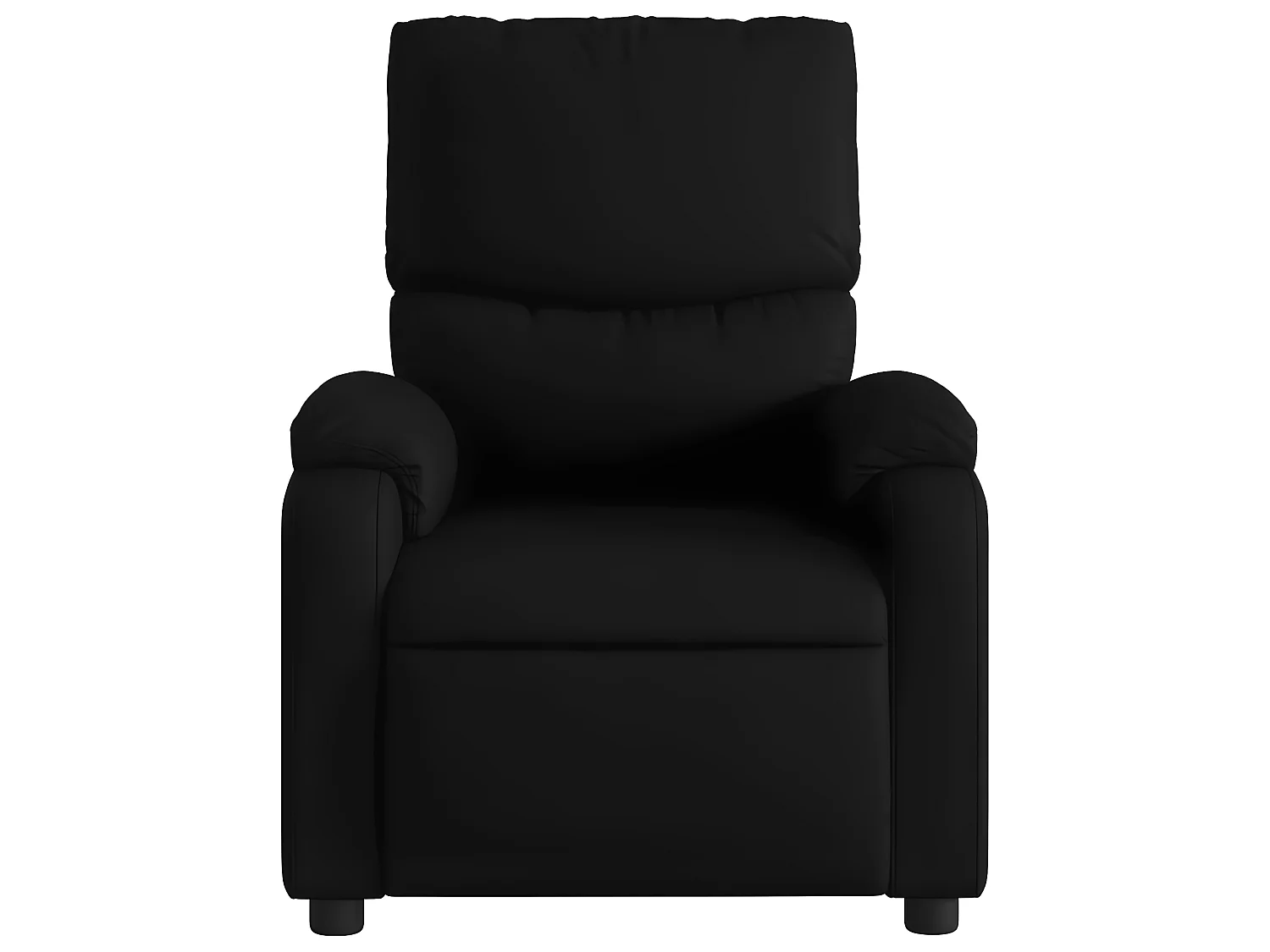 Fauteuil inclinable Noir Similicuir