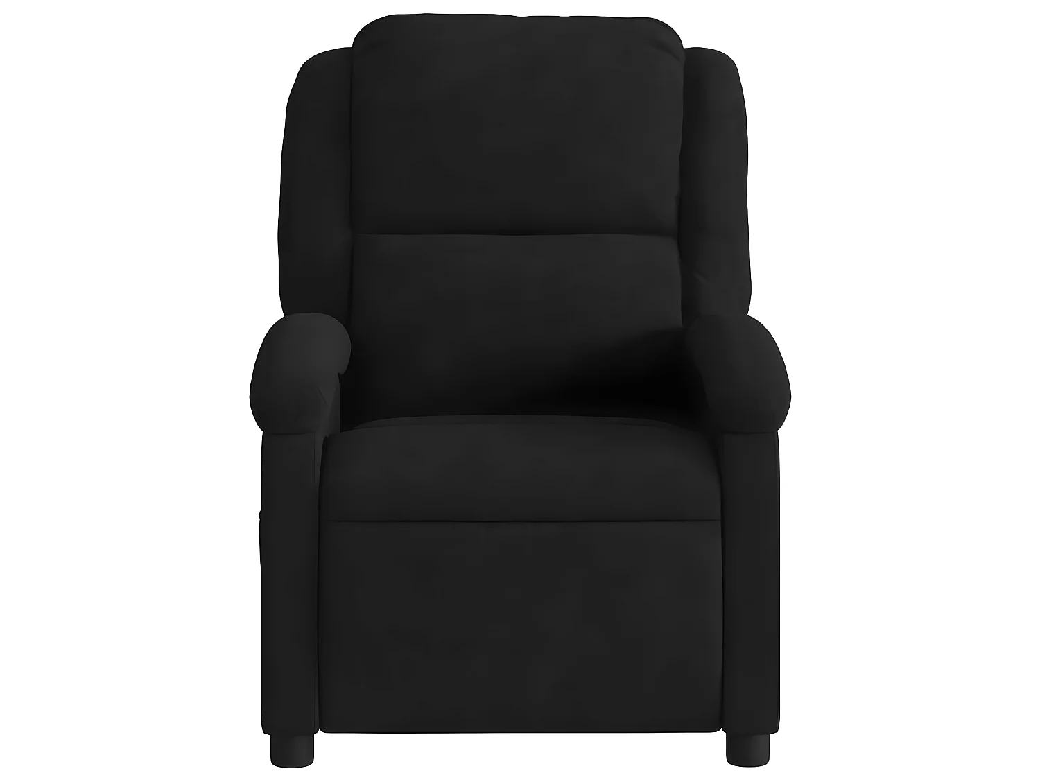 Fauteuil inclinable noir velours