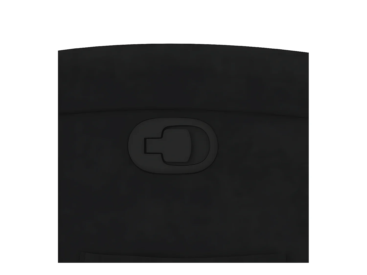 Fauteuil inclinable noir velours