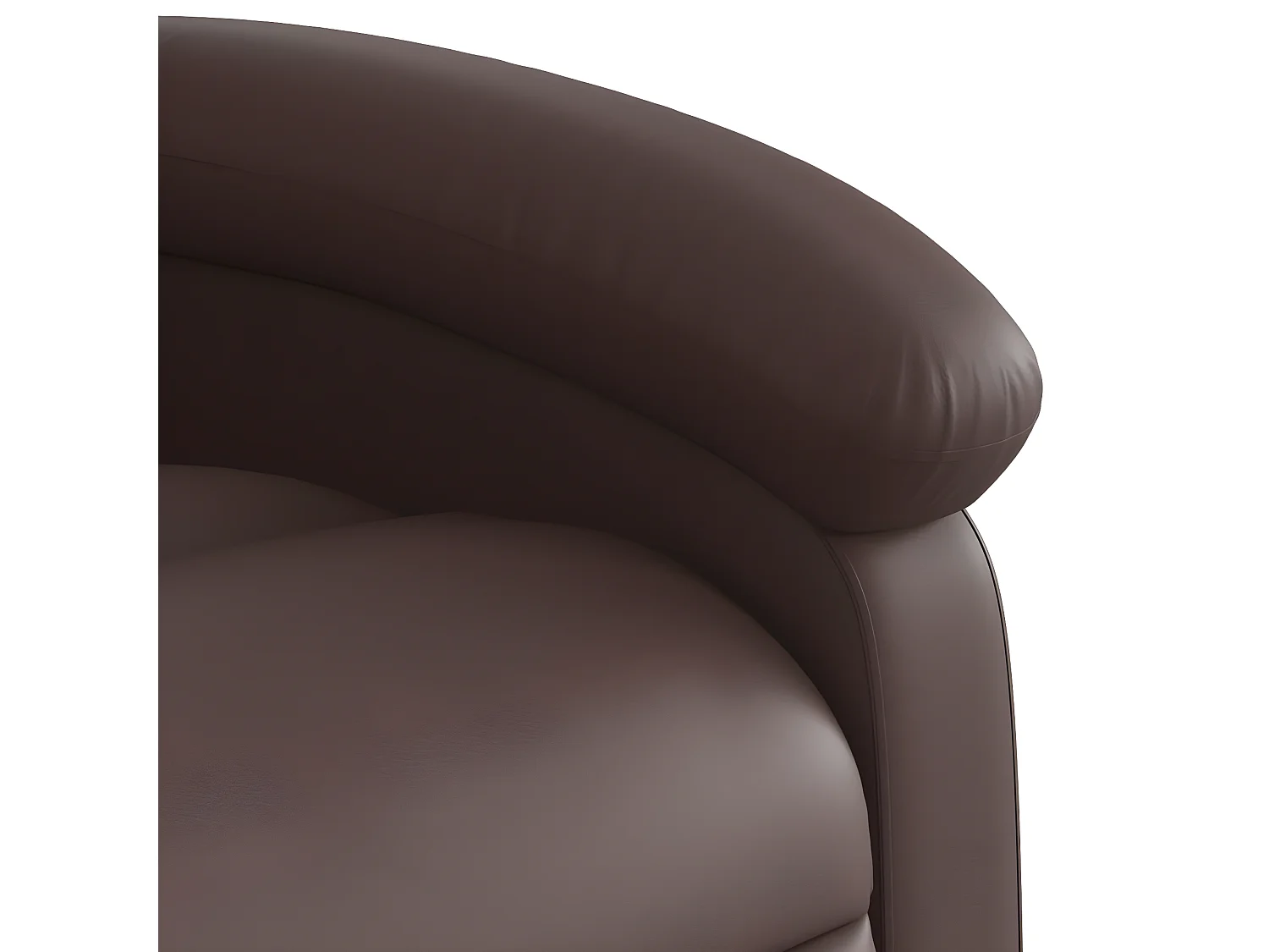 Fauteuil de massage inclinable Marron Similicuir