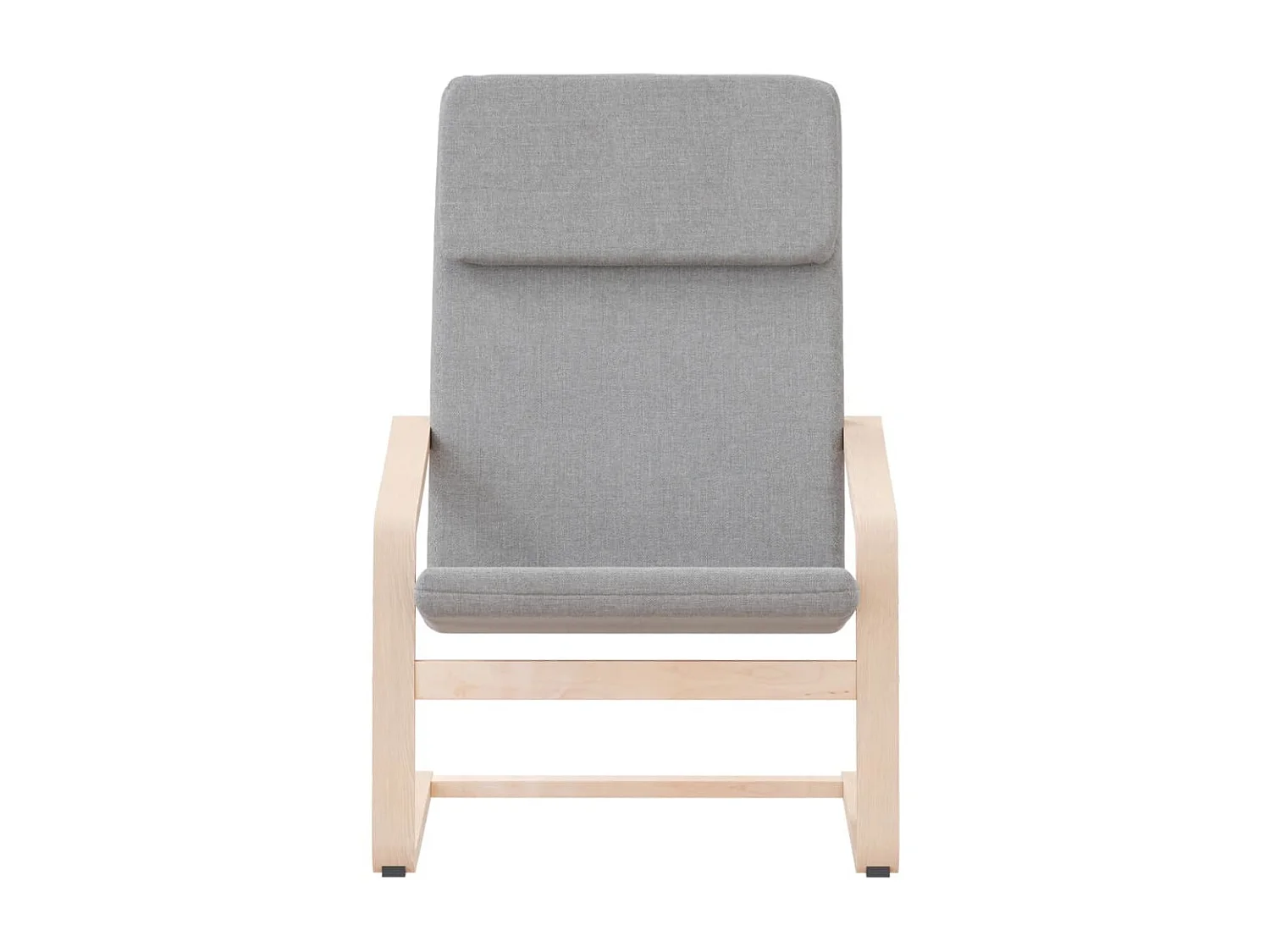 Poltrona relax Tessuto grigio chiaro