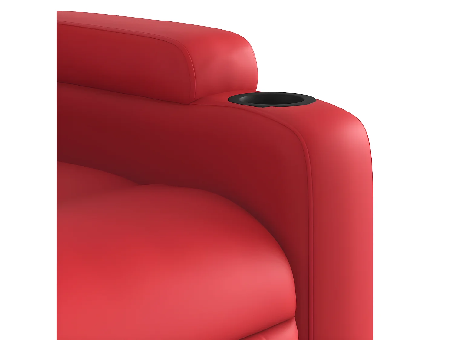 Fauteuil inclinable Rouge Similicuir