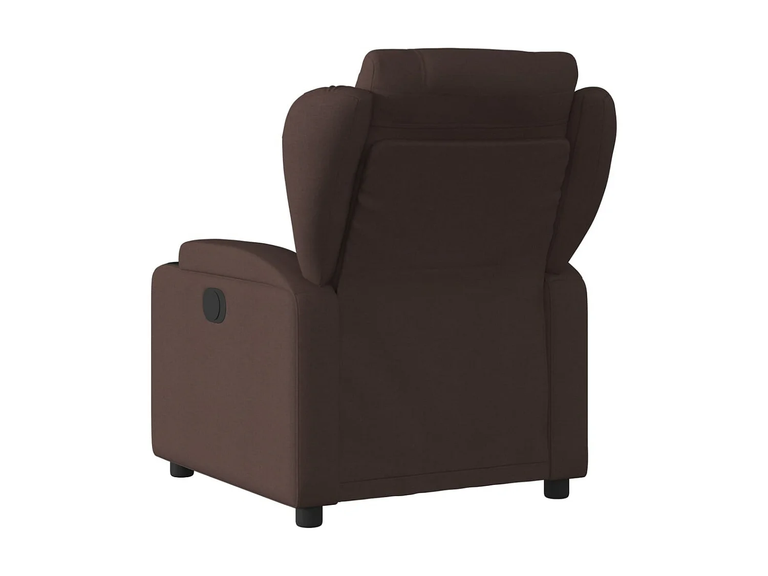 Fauteuil inclinable Marron foncé Tissu