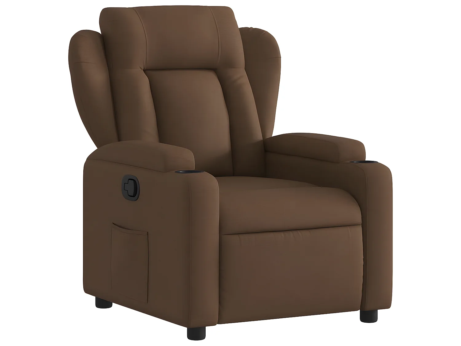 Fauteuil inclinable Marron Tissu