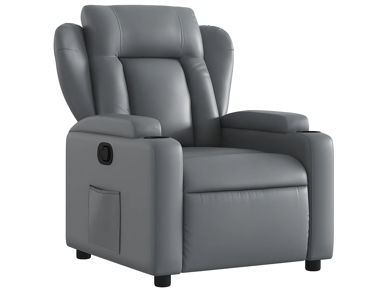 Fauteuil inclinable Gris Similicuir