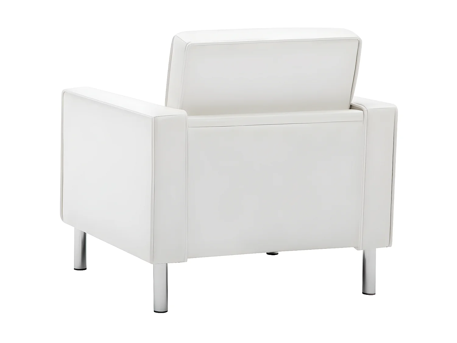 Fauteuil Blanc Similicuir