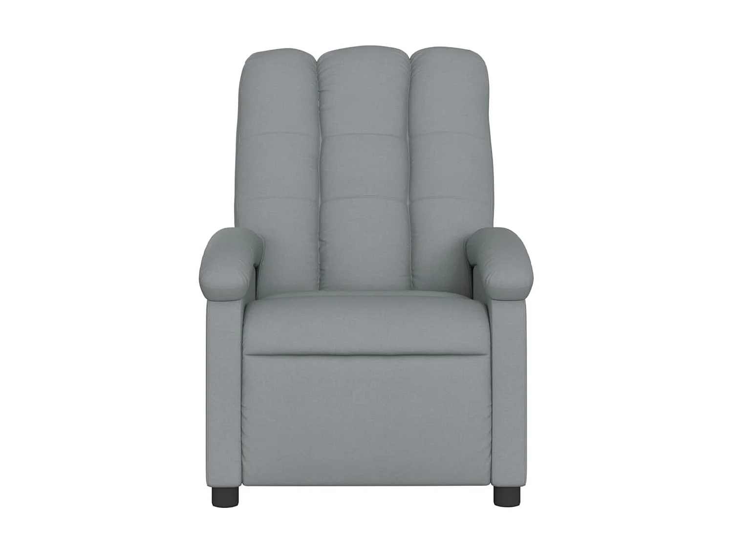 Fauteuil inclinable Gris clair Tissu