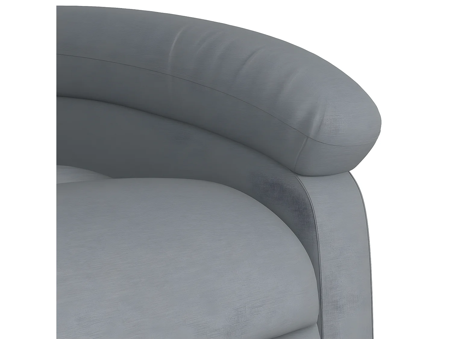 Fauteuil inclinable Gris clair Tissu