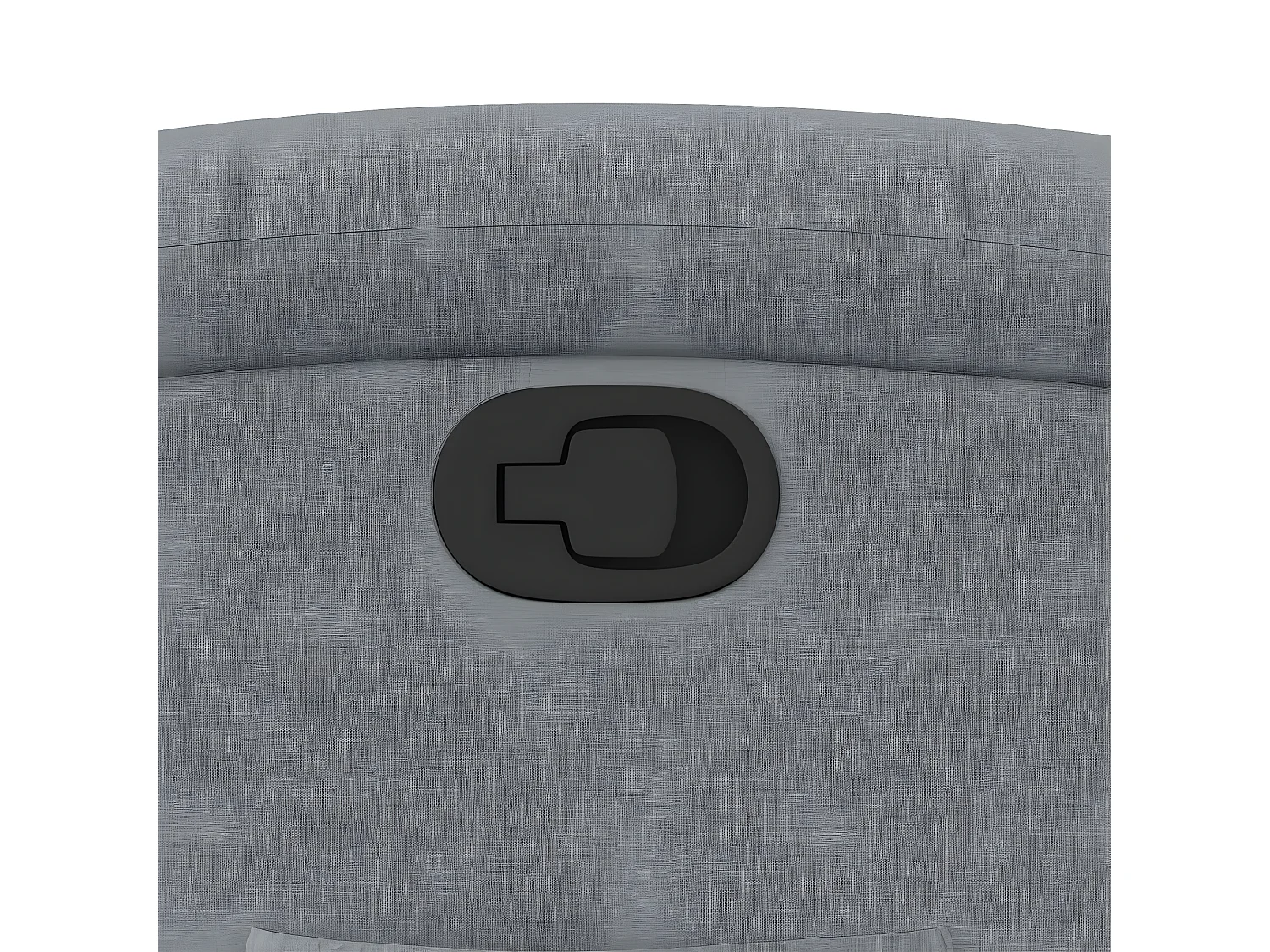 Fauteuil inclinable Gris clair Tissu