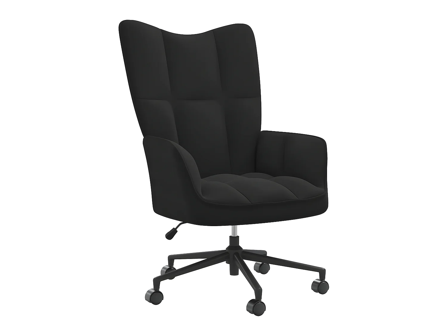Chaise de relaxation Noir Velours