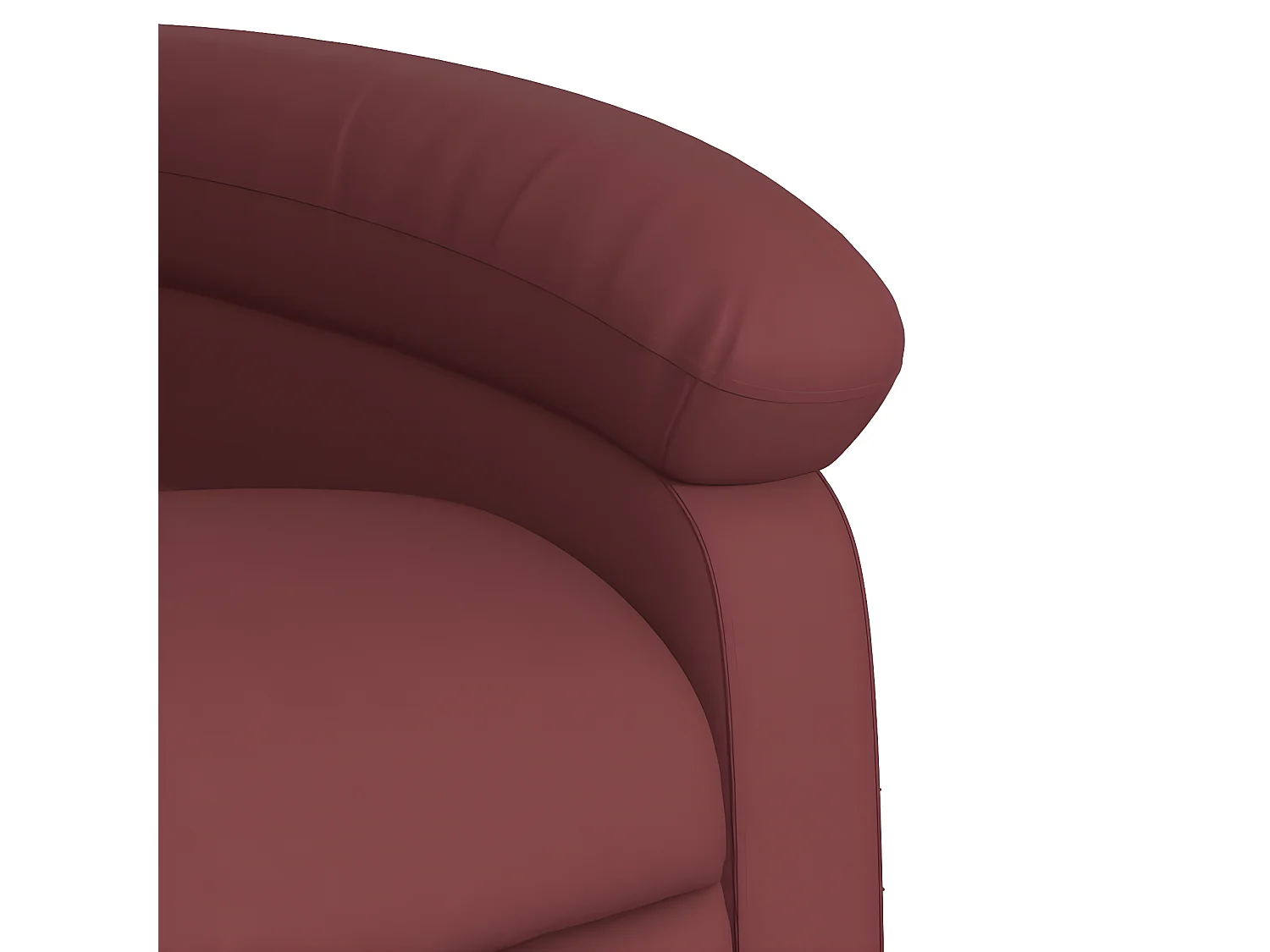 Fauteuil inclinable Rouge bordeaux Similicuir