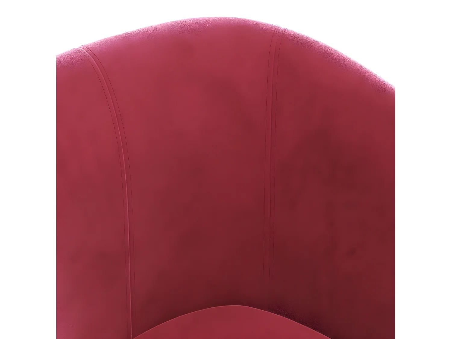 Poltroncina trasformabile in velluto rosso bordeaux